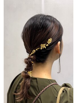 ネウィ サリュー 立川(newi saLyu) ヘアセット/結婚式ヘア/お呼ばれヘア/お呼ばれアレンジ/髪質改善