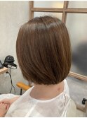 白髪をぼかして染める！ツヤツヤスロウカラー。シアーベージュ