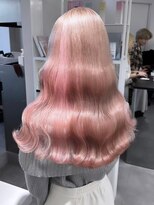 ベレーザ 渋谷(BELEZA)&nbsp;9849ニュアンスカラーホワイトピンクインナーカラーワンカール