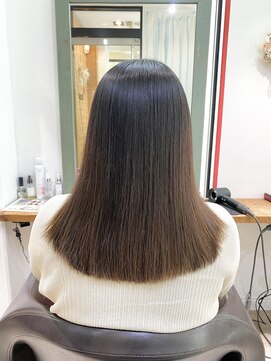 アップ(A+hair) 地毛風ストレート＿髪質改善＿艶髪＿自然な縮毛矯正