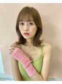 ピンクメイクメニューニュアンスメイクくびれヘア顔周りカット