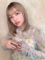 ニスル 町田店(NISURU) 似合わせカット/大人ガーリー/ダークアッシュ/着物/町田/町田駅