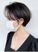 ショート顔周りレイヤーおくれ毛美髪_ba343551
