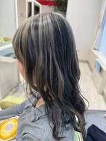 ビス リアン 川口店(Vis lien) 透明感ハイライト×ミルクティーカラー艶髪ロング大人可愛い