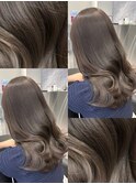 ブリーチなしダブルカラーで作るマロングレージュ♪10代20代30代