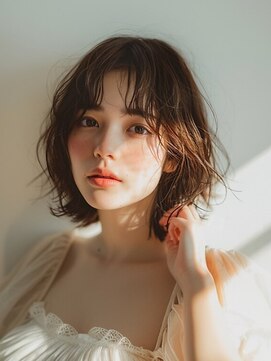 オレンジクラッカーシー(Orange Cracker C) 【ニュアンスレイヤーボブ】Orange Cracker C