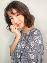 カバーヘア ブリス 志木南口駅前店(COVER HAIR bliss)&nbsp;大人可愛いくびレイヤーくせ毛風ボブパーマp1志木20代30代40代