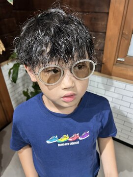 ハロ(HALO) キッズパーマでお子様のカッコイイを叶える