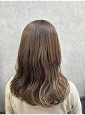ナチュラルベージュハイライト