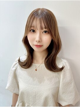 ヌイ 横浜(nui) くびれミディアムヘア