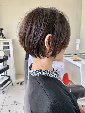 ハピネス 西大寺店(Happiness) 【50代・60代限定】まとまり艶ショートボブ/髪質改善／しらさん