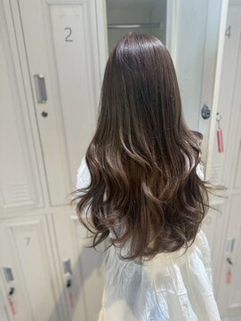 スペックホルダーミミ(Spec Holder mimi) シフォンブラウンロング