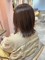 アットティー 金沢八景(at tee...)&nbsp;秋色ショコラカラー/レイヤー外ハネスタイル