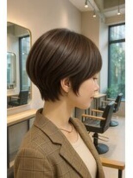 プラスイズム ヴェレン(PLUSISM Velen) 大人丸みショート京都宇治20代30代40代50代