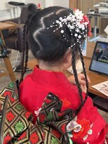 フェイス 港南台店(FACE。) おだんご×みつあみヘア