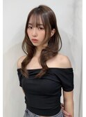 フォワード巻きでぷるっとハイレイヤー 暖かいブラウンカラー