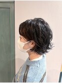 前下がり/ショートヘア/大人かわいい/白髪ぼかし