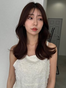 ソヨン 栄店(SOYON) 似合わせカット/ミディアムレイヤーカット/大人ガーリー/くせ毛