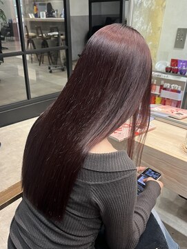 エレン(E L E N) ワインレッド/縮毛矯正カラー