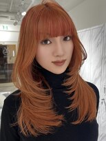 ヨロ 上野(YOLO)&nbsp;ハイライトカラーミルクティーベージュケアブリーチダブルカラー