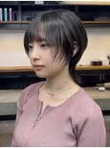 レイヤーウルフカット/ショートウルフ/顔まわりレイヤーウルフ