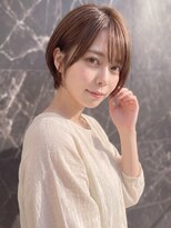 アッシュ 川崎店(Ash) 前髪あり×耳かけ丸みショート【Ash川崎店】
