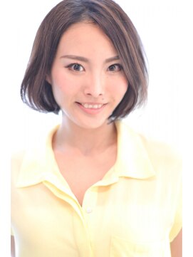 スノッブリコ(snob rico) 【snob rico】前下がりボブ×ツヤ感カラー