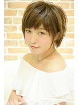 メイズ(MAZE) 小顔に見せるふんわりショート【メイズ東中野・鍛原志行】