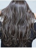 silver highlight gradation