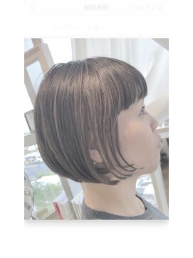 グランテテルアナ(Grand tete Luana) フルバング ボブ 耳かけボブ