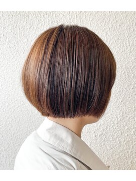 ビグディーサロン 武庫川(BIGOUDI salon) 小顔丸みショートボブ