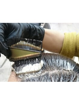 定期的に白髪染めをしたい方はカラーストーリーへ！≪リタッチ\2400／ロングリタッチ\3000≫