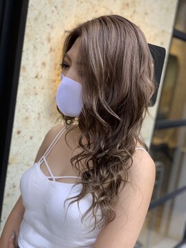 エイト 上野店(EIGHT ueno) 【EIGHT上野】中田 ダブルカラー×ミルクティーベージュ