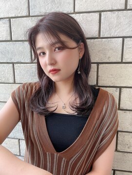 ヘアー フルール(Hair fleur) 韓国風センター分けヘア