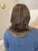 エニタイム(Anytime)&nbsp;ベージュカラー レイヤースタイル 木場美容室
