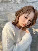 ロンドプランタン 恵比寿(Lond Printemps)&nbsp;ダブルカラーヌーディカラーベージュ似合わせカット【中居】