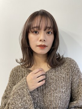 ピープスアンドスー 表参道 渋谷(Peeps&Suu.) エフォートレス外ハネミディアム髪質改善トリートメント