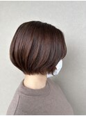大人のゆったりショートボブ