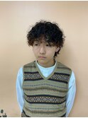 外国人パーマ