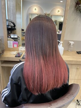 シオン(sion) グラデーションカラー/オンブレ/ベビーピンク/30代/40代/50代