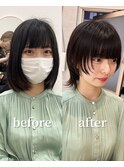 イメチェンウルフカット×似合わせカット×美髪[横浜駅]
