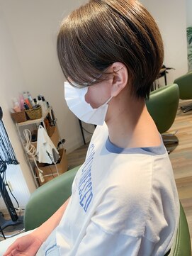 ヘアースパリゾート リアン 燕三条店(Lien) ショート_ミントグレージュ_