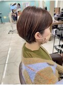 くせ毛さんでも大丈夫!丸みマッシュショート