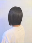 切りっぱなしボブ