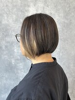 ヘアアンドメイク ムーア(Muuua)&nbsp;アシンメトリー前下りボブ