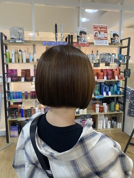 サラ 新宮店(SARA) 【福岡新宮】小顔ボブ × ナチュラルハイライト 20代 30代 40代