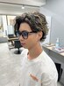岩永指名メンズ限定_カット＋ケアパーマ＋ハイライト_￥20000