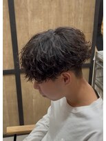 メンズギフト(men's GIFT)&nbsp;刈り上げツーブロックシャドウパーマメンズマッシュ