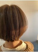 丸みショートボブ