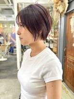 ラフ(laugh)&nbsp;ショート×暖色カラー